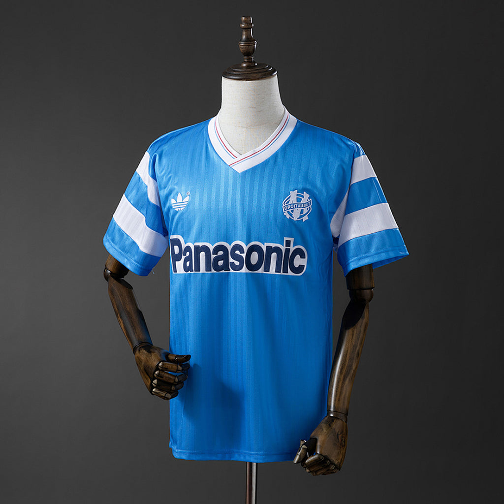 OM Maillot Retro Bleu 90/91
